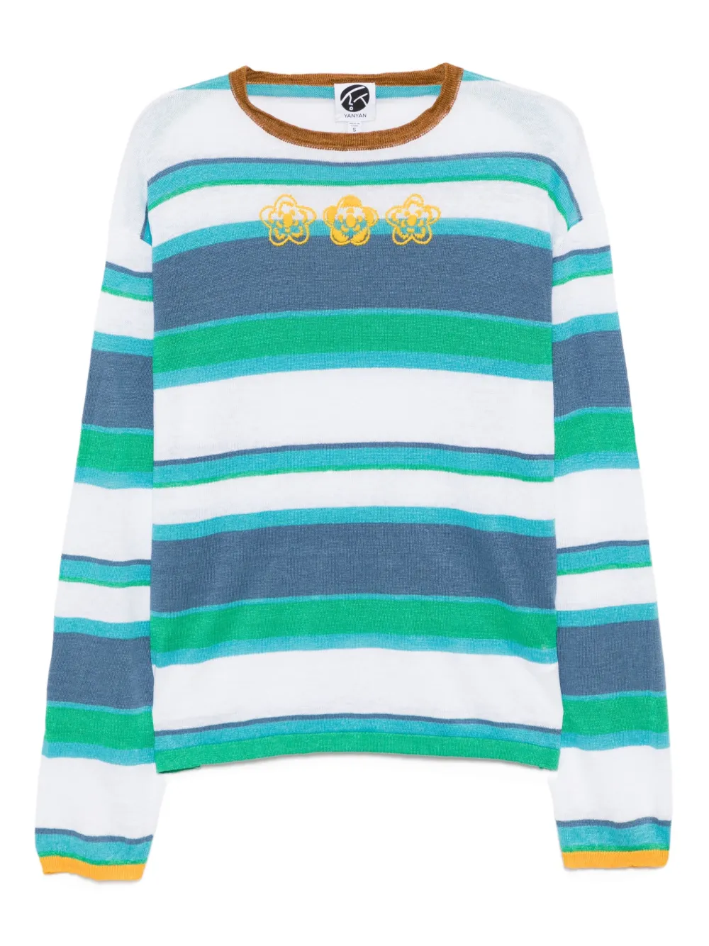 Топ в полоску YANYAN KNITS, белый
Топ в полоску YANYAN KNITS, белый