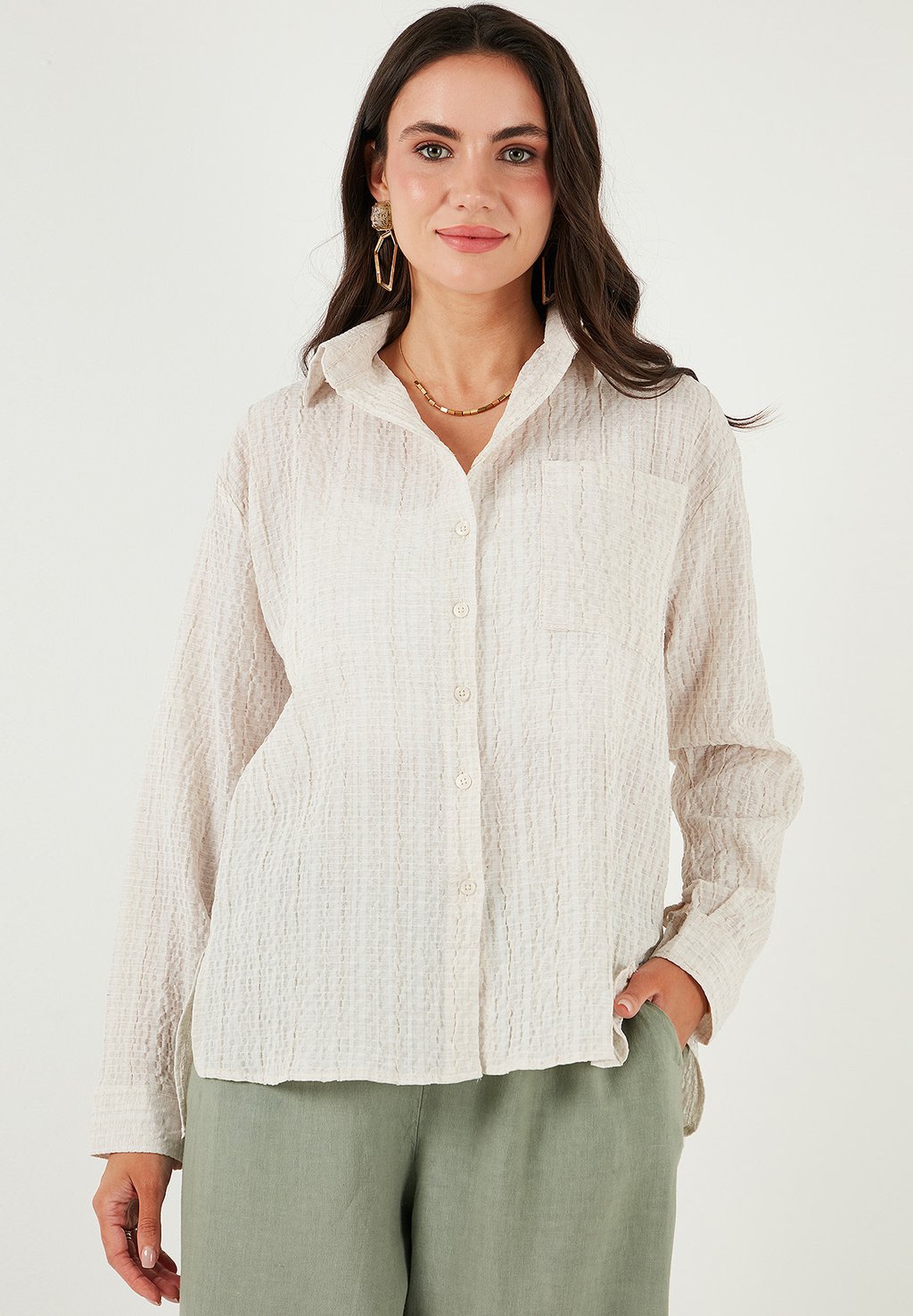 Рубашка LELA, цвет Stone
Рубашка LELA, цвет Stone