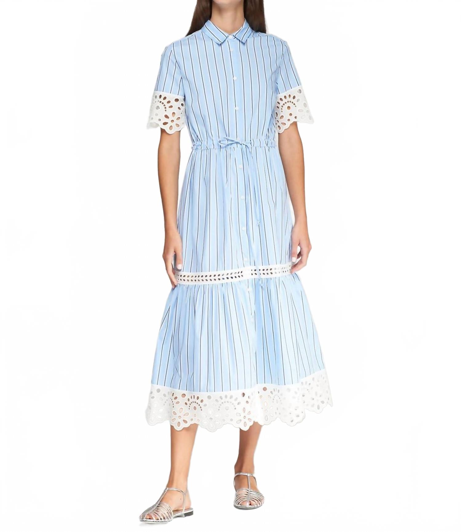 Платье Laura Azul в полоску Vilagallo, синий
Платье Laura Azul в полоску Vilagallo, синий