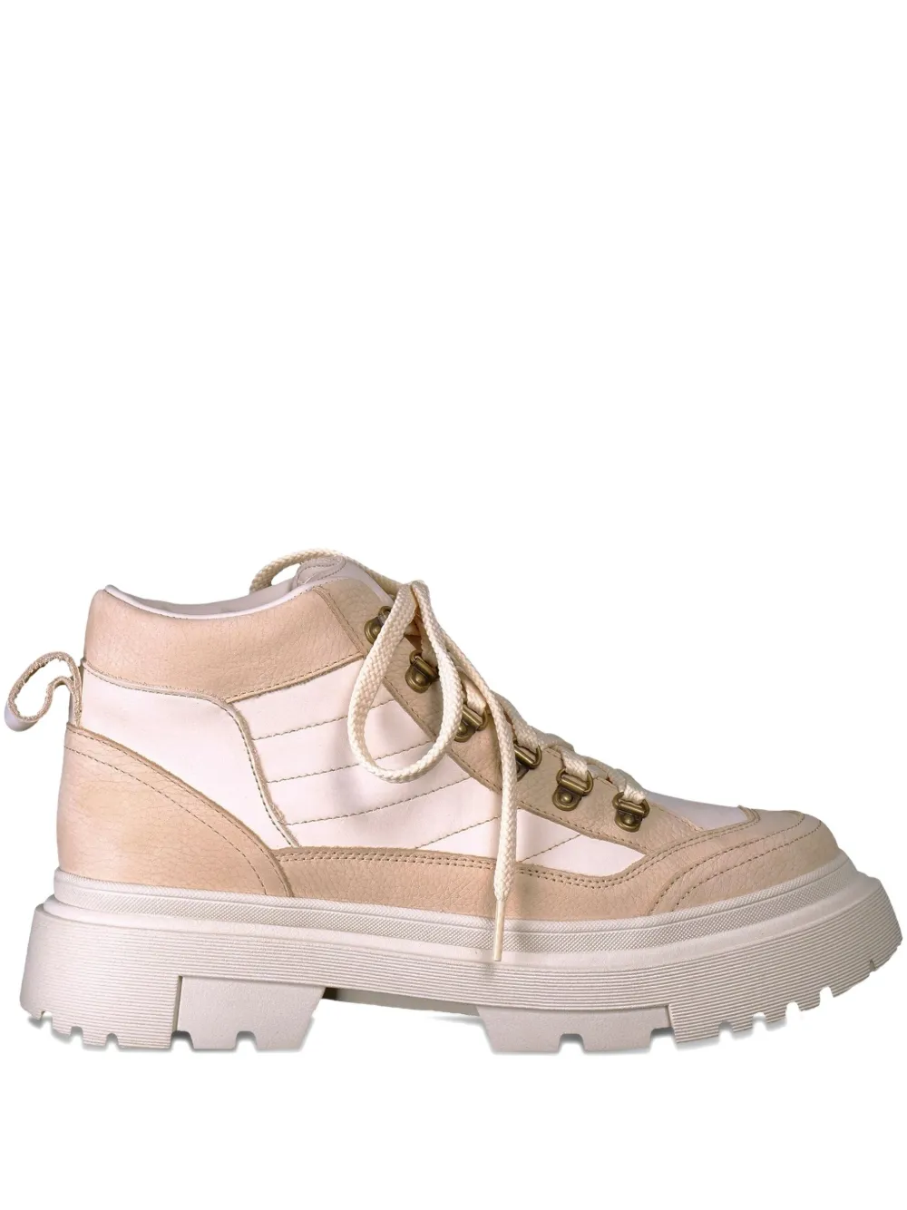 Ботинки Marlia-ONK с панелями и шнуровкой Moorer, бежевый
Ботинки Marlia-ONK с панелями и шнуровкой Moorer, бежевый