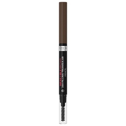 L'Oréal Paris Карандаш для бровей с выдвижным треугольным кончиком для четких и естественных бровей Infaillible Brows 24h Треугольный карандаш для заполнения бровей 1.0 Ebony
L'Oréal Paris Карандаш для бровей с выдвижным треугольным кончиком для четких и естественных бровей Infaillible Brows 24h Треугольный карандаш для заполнения бровей 1.0 Ebony