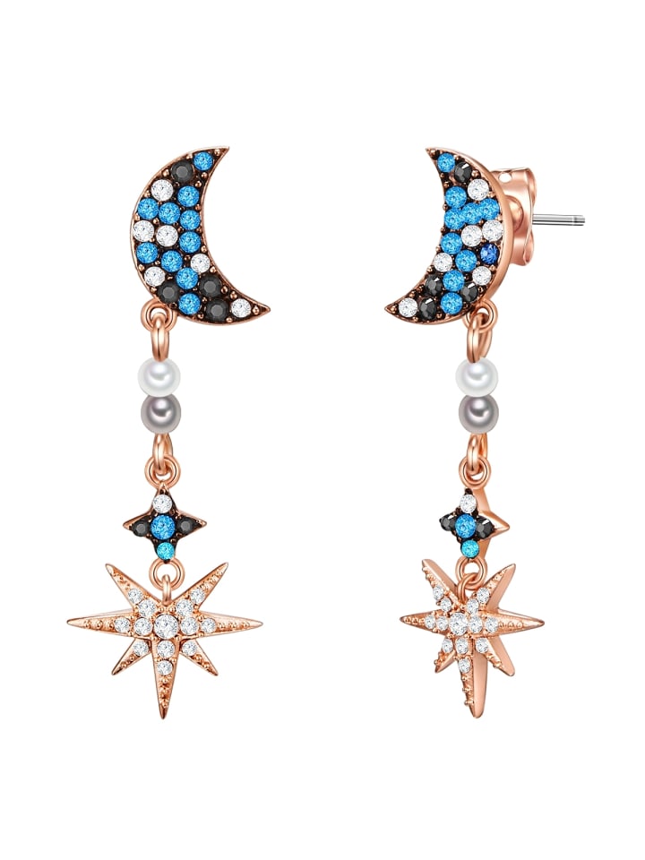 Lulu & Jane Серьги-гвоздики в форме полумесяца/звезды из латуни с покрытием из розового золота
Lulu & Jane Серьги-гвоздики в форме полумесяца/звезды из латуни с покрытием из розового золота