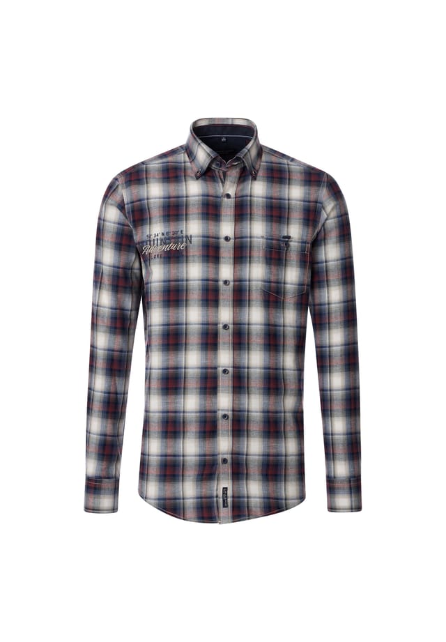 Рубашка фланелевая свободного покроя в клетку Casamoda, синий
Рубашка фланелевая свободного покроя в клетку Casamoda, синий