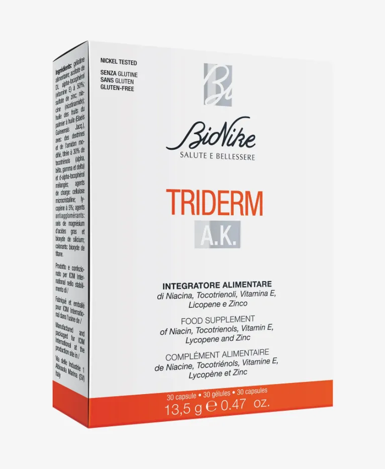 Bionike Triderm Ak 30 капсул Wellbeing Skin
Bionike Triderm Ak 30 капсул Wellbeing Skin