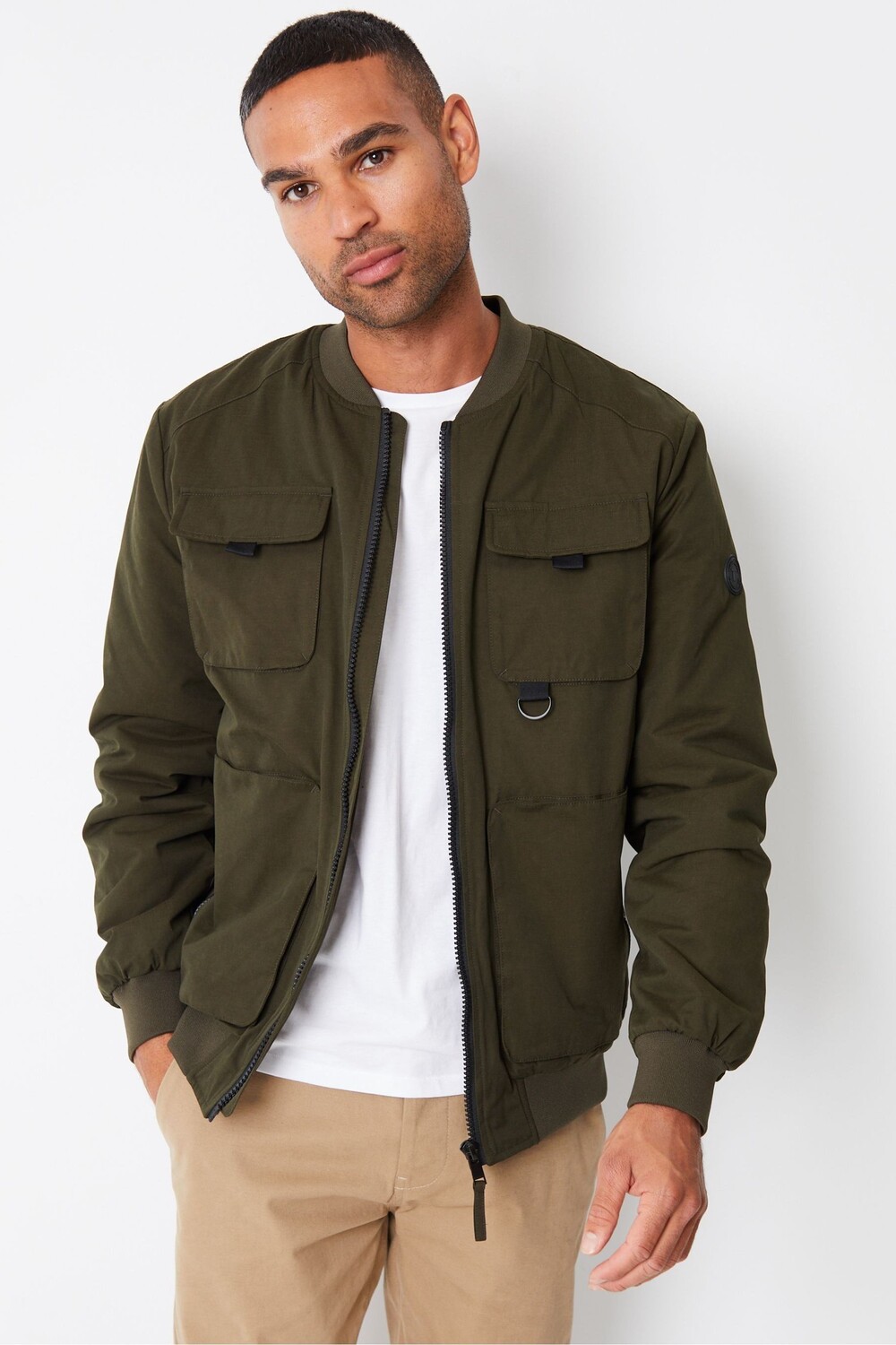 Водонепроницаемая куртка бомбер Threadbare, зеленый 
Водонепроницаемая куртка бомбер Threadbare, зеленый