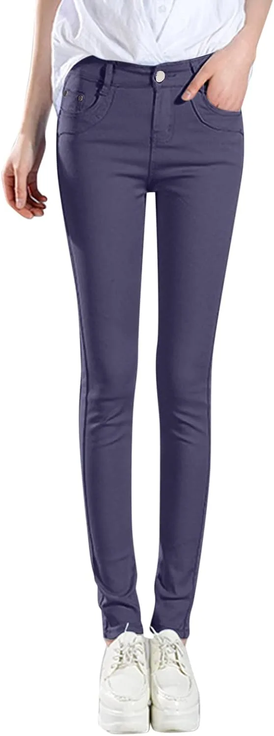 Высокие цветные джинсы скинни с эффектом потертости CAOQAO
Высокие цветные джинсы скинни с эффектом потертости CAOQAO