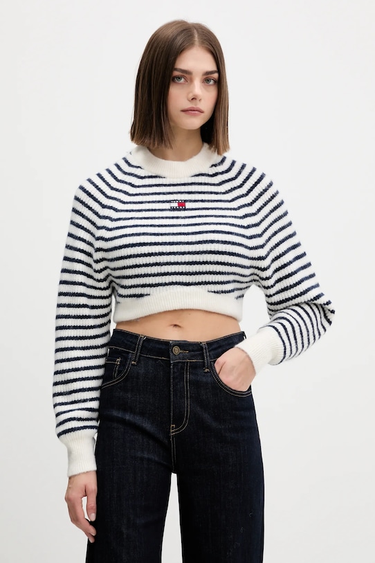 Свитер из смесовой шерсти Tommy Jeans, белый
Свитер из смесовой шерсти Tommy Jeans, белый