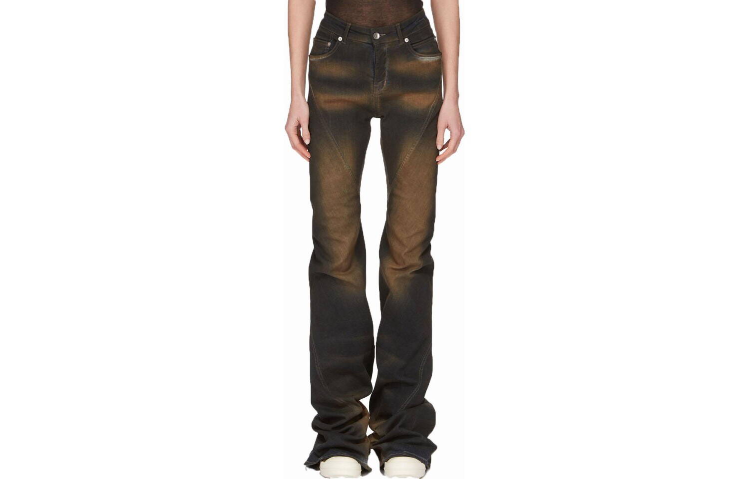 Джинсы женские Rick Owens Drkshdw, черный / желтый
Джинсы женские Rick Owens Drkshdw, черный / желтый