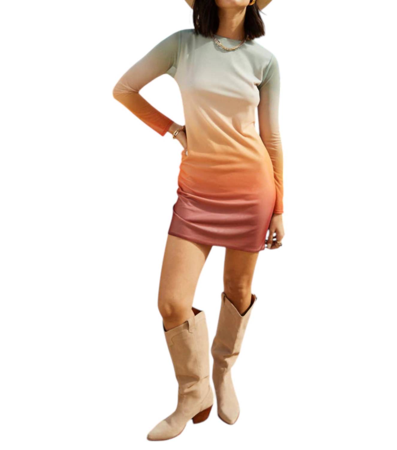 Мини-платье Oceana Mesh в цвете омбре Never Fully Dressed, Ombre
Мини-платье Oceana Mesh в цвете омбре Never Fully Dressed, Ombre