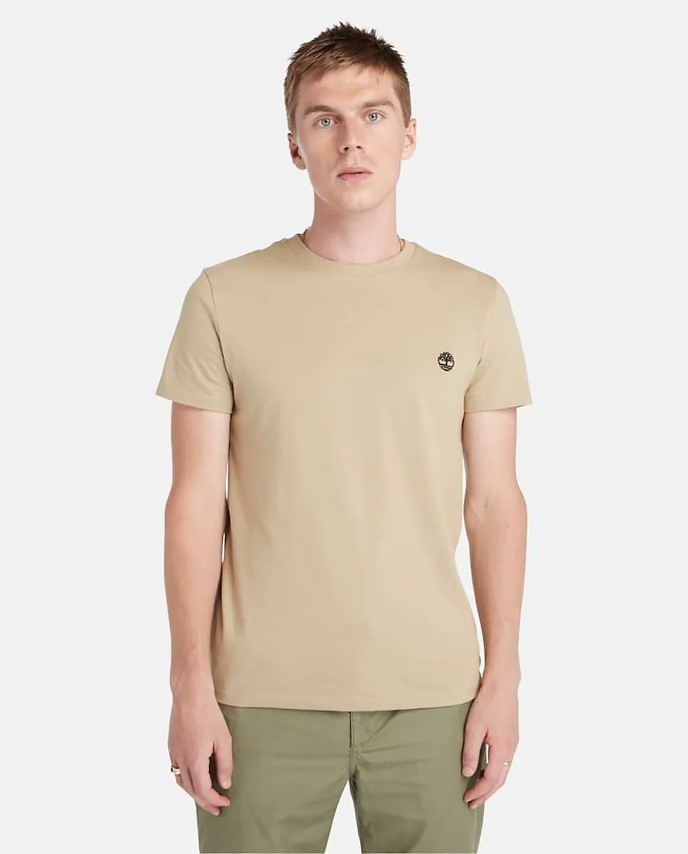 Мужская однотонная футболка с коротким рукавом, облегающего кроя Timberland, бежевый
Мужская однотонная футболка с коротким рукавом, облегающего кроя Timberland, бежевый