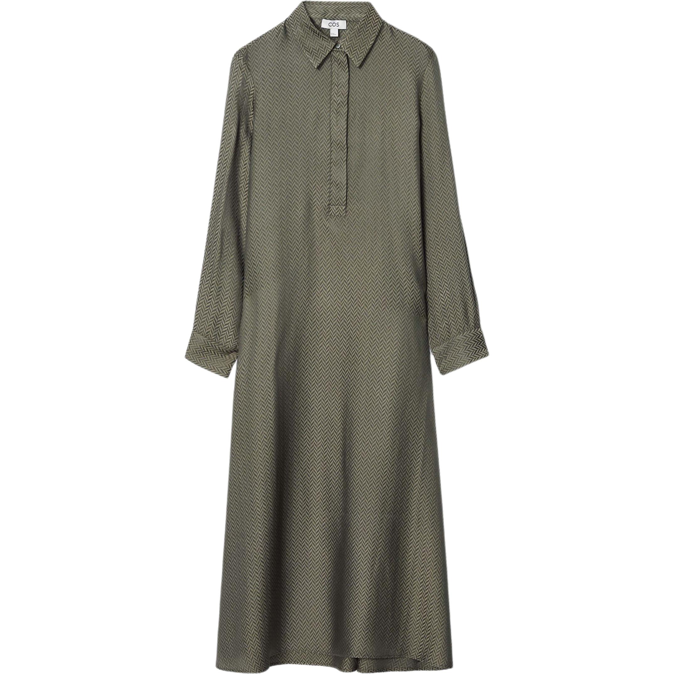 COS Женское платье с длинными рукавами khaki
COS Женское платье с длинными рукавами khaki