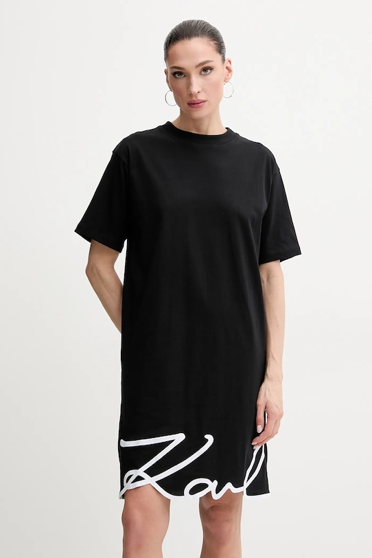 Хлопковое платье Karl Lagerfeld, черный
Хлопковое платье Karl Lagerfeld, черный