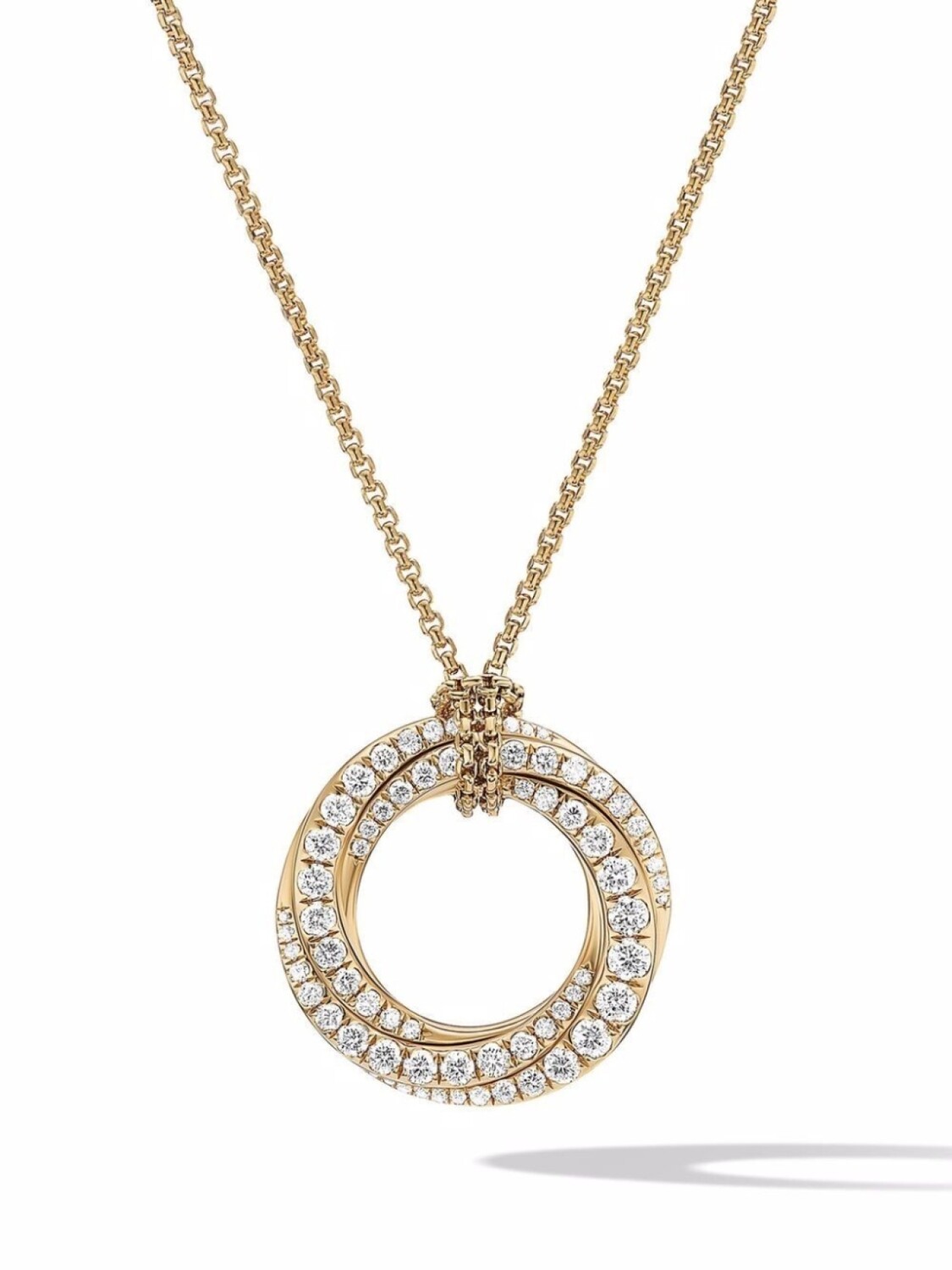 Колье Crossover из желтого золота с бриллиантами David Yurman, золотой
Колье Crossover из желтого золота с бриллиантами David Yurman, золотой