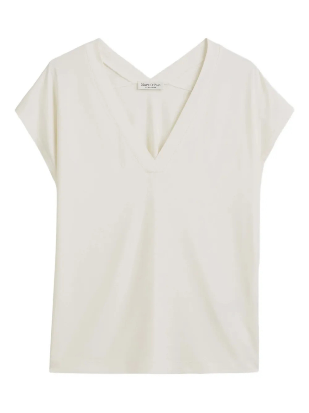 Marc O'Polo футболка с V-образным вырезом и рукавами кап, белый
Marc O'Polo футболка с V-образным вырезом и рукавами кап, белый