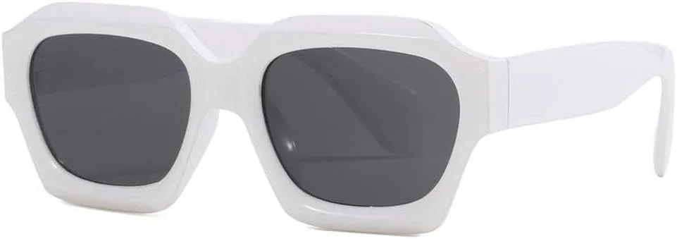 Модные стильные солнцезащитные очки для женщин, прямоугольной формы, с защитой от УФ-излучения, для женщин, водителей, мужчин, белые и серые MTZJH, One Color
Модные стильные солнцезащитные очки для женщин, прямоугольной формы, с защитой от УФ-излучения, для женщин, водителей, мужчин, белые и серые MTZJH, One Color