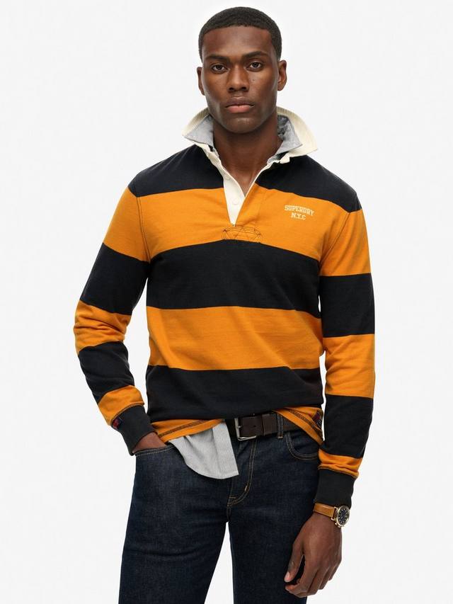 Футболка-регби из хлопка свободного кроя Superdry, Navy/Track Gold
Футболка-регби из хлопка свободного кроя Superdry, Navy/Track Gold