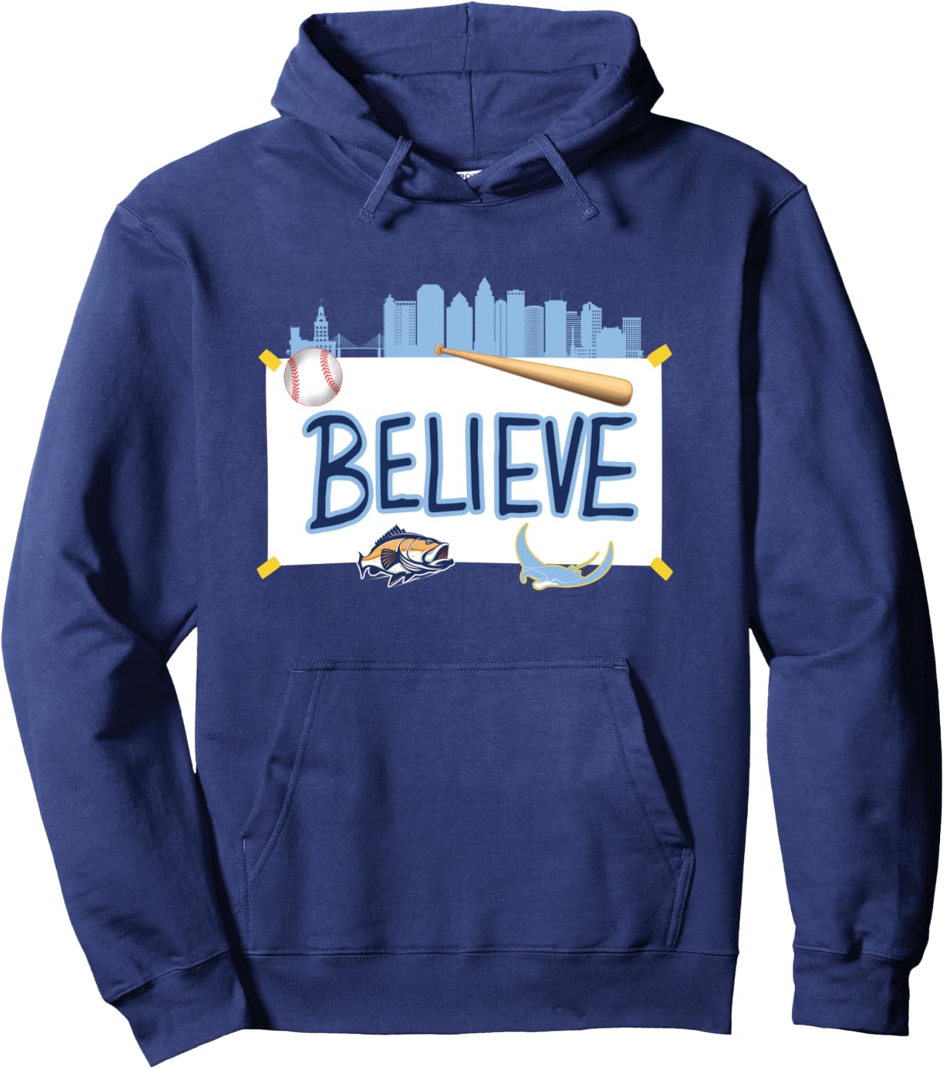 Толстовка Tampa Baseball Believe Playoff Ryno Sports, темно-синий
Толстовка Tampa Baseball Believe Playoff Ryno Sports, темно-синий