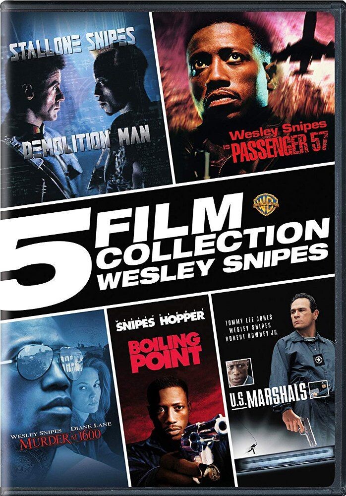 Диск DVD 5 Film Collection: Wesley Snipes (Demolition Man / Passenger 57) 
Диск DVD 5 Film Collection: Wesley Snipes (Demolition Man / Passenger 57)