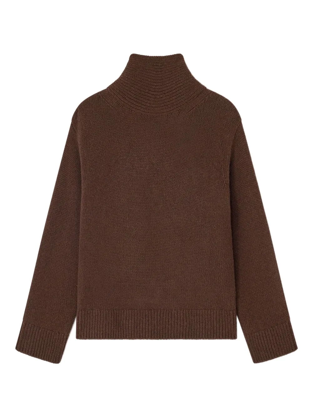 Пуловер с открытой спиной и высоким воротником GANNI, коричневый
Пуловер с открытой спиной и высоким воротником GANNI, коричневый