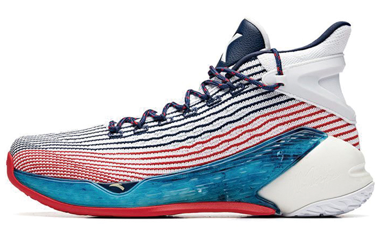 ANTA KT4 Амортизирующие противоскользящие и износостойкие баскетбольные кроссовки высокие синий белый красный
ANTA KT4 Амортизирующие противоскользящие и износостойкие баскетбольные кроссовки высокие синий белый красный