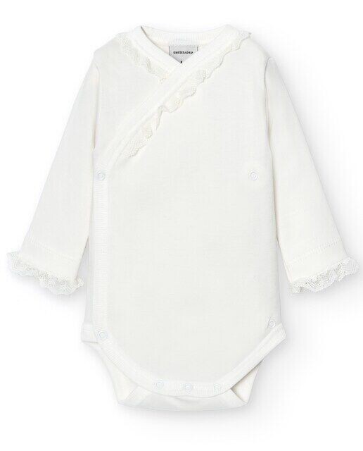 В упаковке 2 кружевных боди для малышей с перекрещенными шнурками Babidú, бежевый 
В упаковке 2 кружевных боди для малышей с перекрещенными шнурками Babidú, бежевый