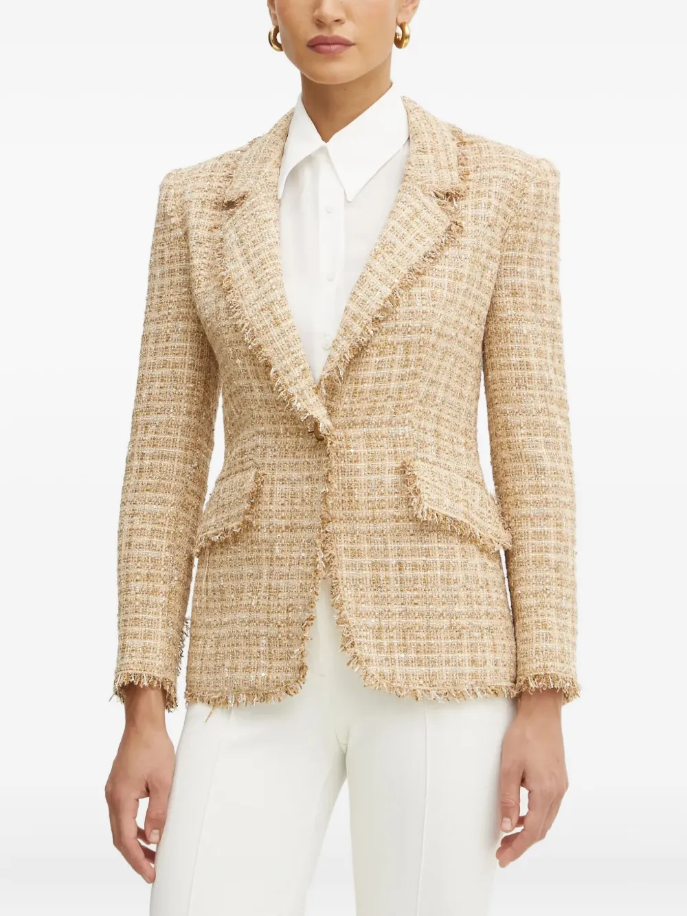 Куртка из твида с бахромой LUISA SPAGNOLI, нейтральный
Куртка из твида с бахромой LUISA SPAGNOLI, нейтральный