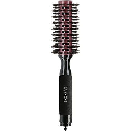 T4B Lussoni круглая деревянная щетка для укладки волос с щетиной кабана и нейлоновыми шпильками 28 мм, черная, Tb Tools For Beauty
T4B Lussoni круглая деревянная щетка для укладки волос с щетиной кабана и нейлоновыми шпильками 28 мм, черная, Tb Tools For Beauty