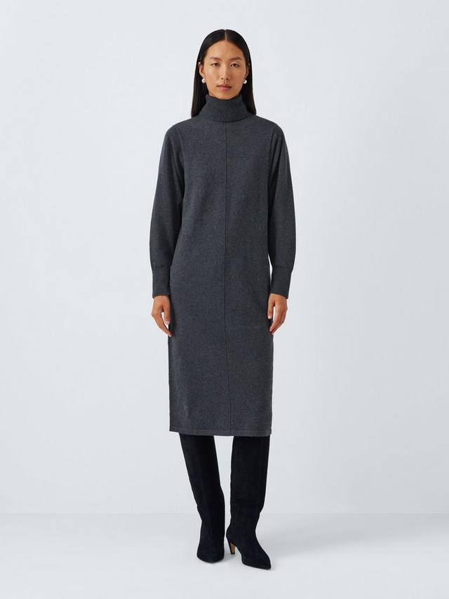 Толстовка-платье миди с воротником-водолазкой John Lewis, Dark Grey
Толстовка-платье миди с воротником-водолазкой John Lewis, Dark Grey