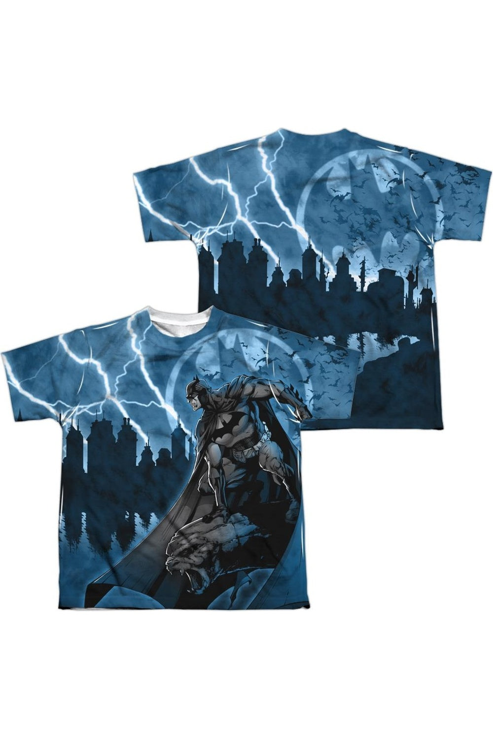 Футболка с коротким рукавом для детей Batman "Удар молнии" Gildan, белый
Футболка с коротким рукавом для детей Batman "Удар молнии" Gildan, белый