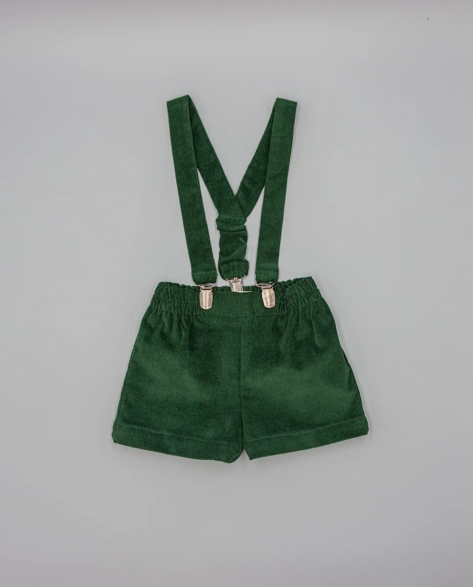 Бермуды для малыша с отстегивающимися бретелями Fina Ejerique, зеленый
Бермуды для малыша с отстегивающимися бретелями Fina Ejerique, зеленый