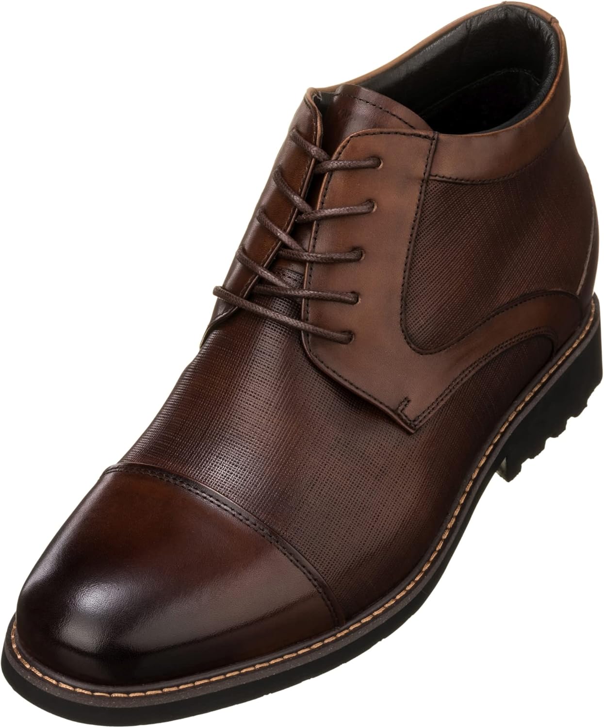 Мужские невидимые ботинки-поднятые CALTO - черная кожаная обувь на шнуровке с носком - с внутренним искусственным мехом - на 8 см выше - Y41088 - размер 8 D(M) US
Мужские невидимые ботинки-поднятые CALTO - черная кожаная обувь на шнуровке с носком - с внутренним искусственным мехом - на 8 см выше - Y41088 - размер 8 D(M) US