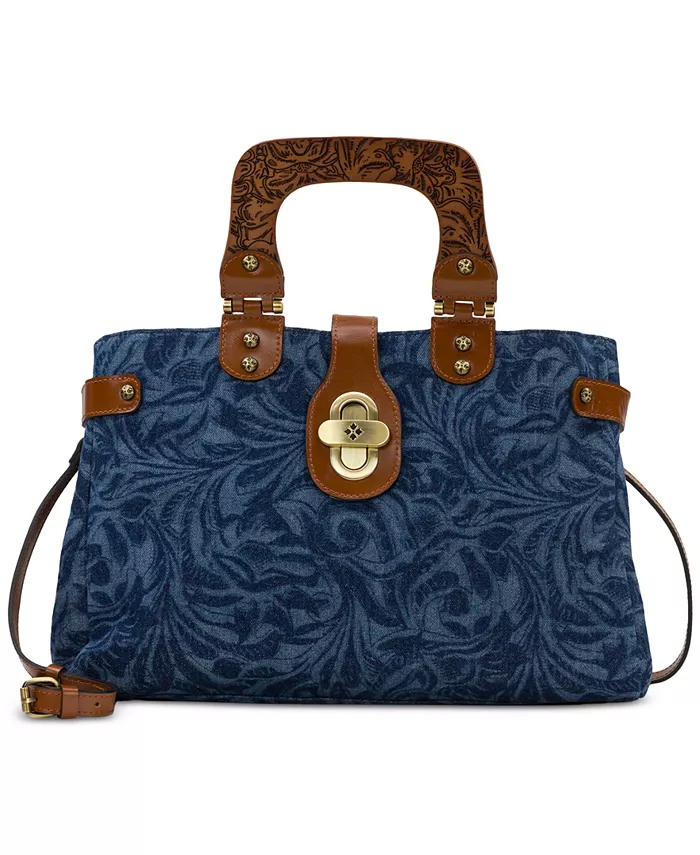 Санчия Средняя джинсовая сумка-сатчел Patricia Nash, синий
Санчия Средняя джинсовая сумка-сатчел Patricia Nash, синий