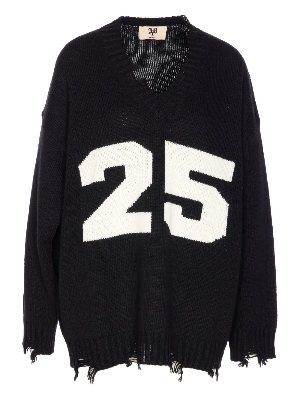 Вышитый свитер Pull College с V-образным вырезом Aniye By, черный
Вышитый свитер Pull College с V-образным вырезом Aniye By, черный
