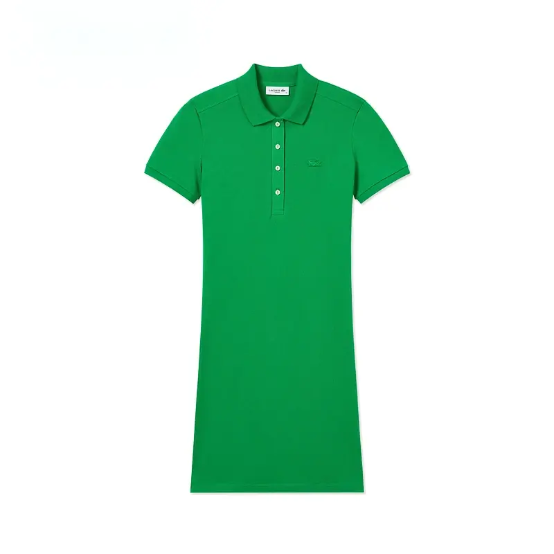 Поло-платье мини с коротким рукавом LACOSTE, зеленый
Поло-платье мини с коротким рукавом LACOSTE, зеленый