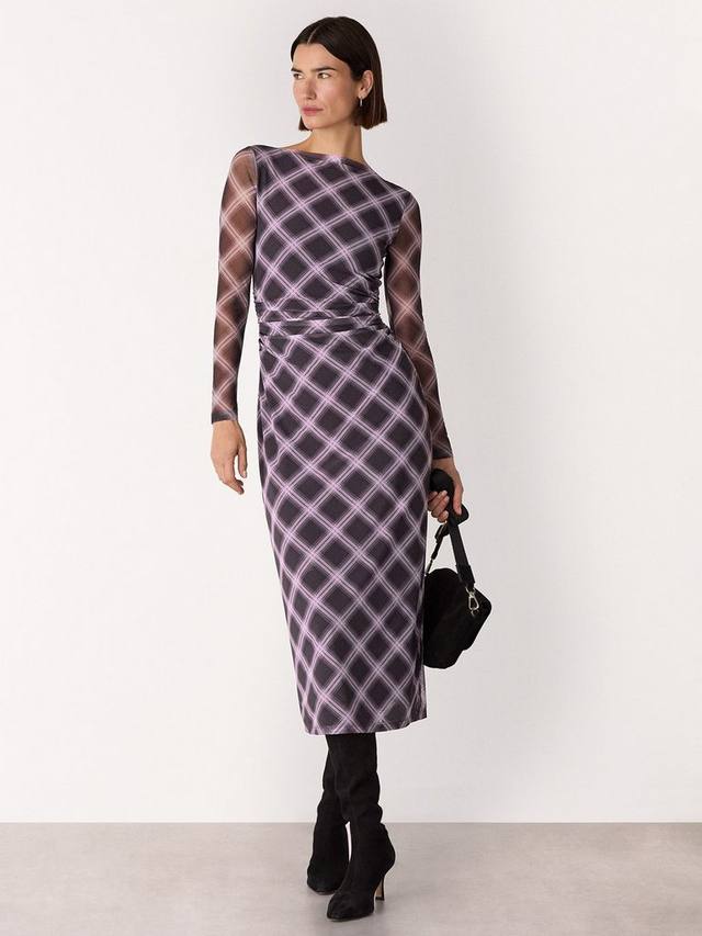 Платье миди Check Mesh Whistles, Burgundy/Multi
Платье миди Check Mesh Whistles, Burgundy/Multi