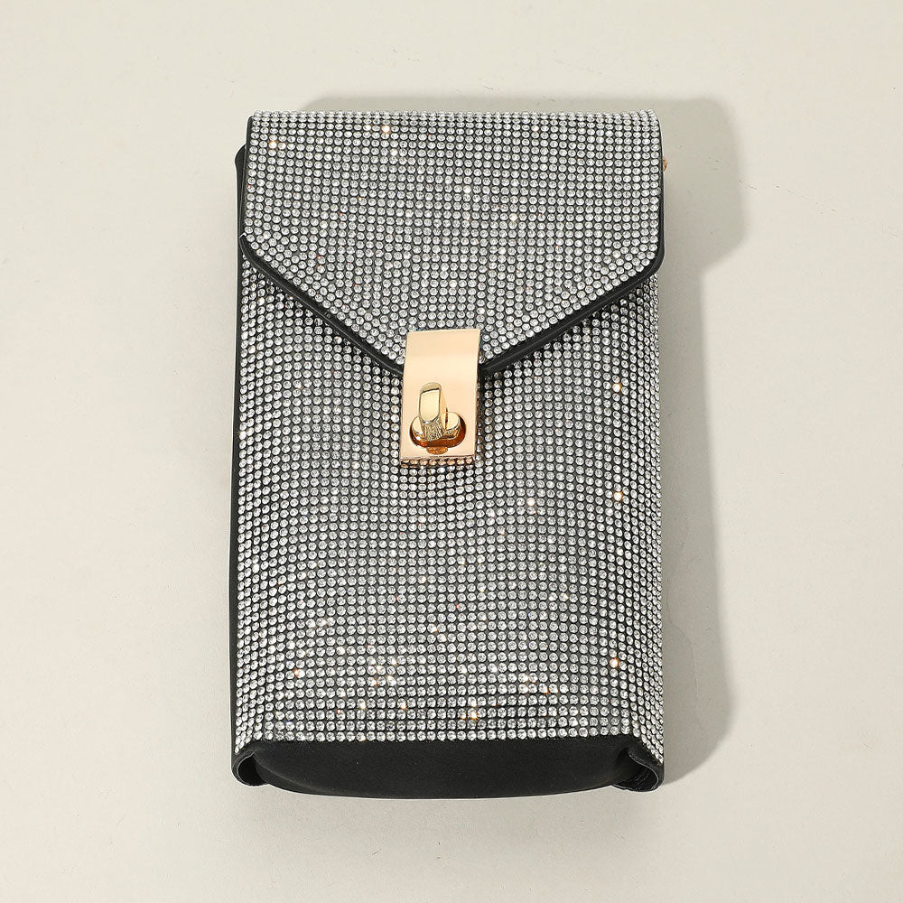 Блестящая стеганая прямоугольная сумка-кроссбод для телефона FASHNZFAB, золотой
Блестящая стеганая прямоугольная сумка-кроссбод для телефона FASHNZFAB, золотой
