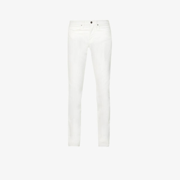 Зауженные джинсы L'homme из эластичного денима Frame, белый
Зауженные джинсы L'homme из эластичного денима Frame, белый