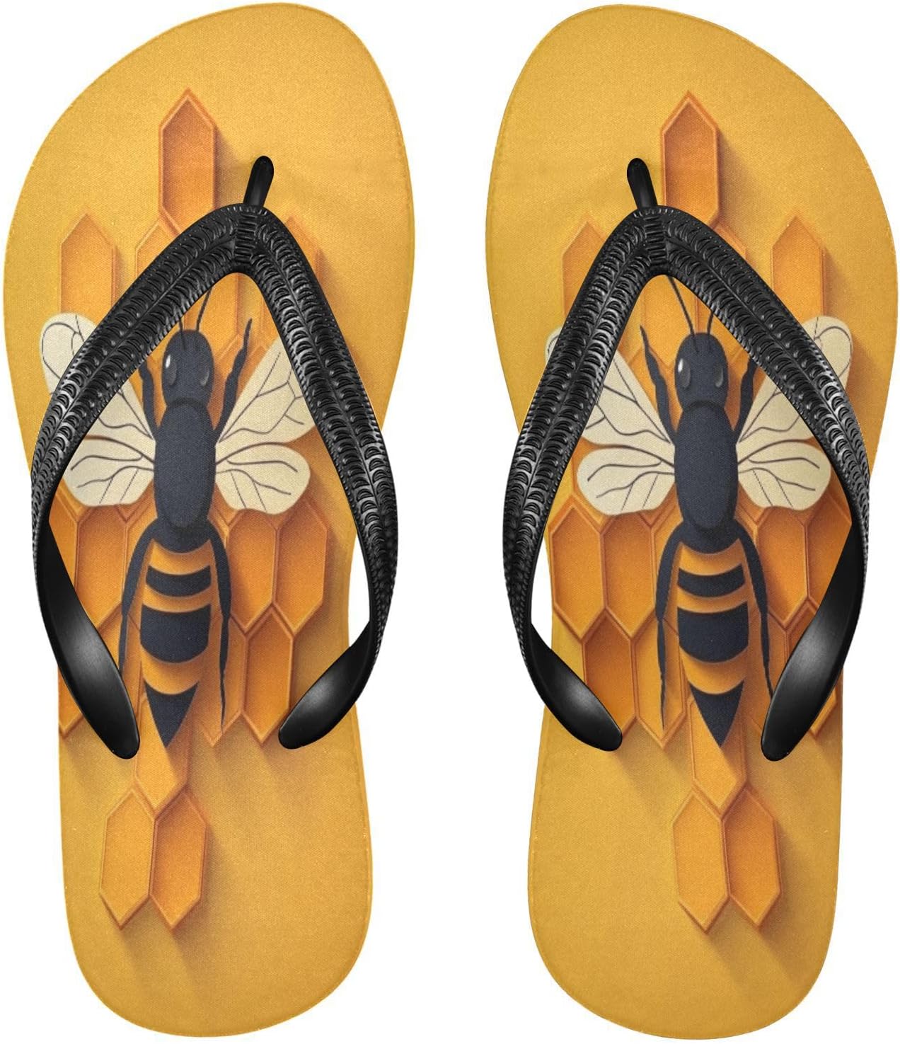 Мужские и женские шлепанцы с пчелиным желтым узором сот, пляжные вьетнамки, резиновые нескользящие летние тапочки для душа и прогулок Sinestour
Мужские и женские шлепанцы с пчелиным желтым узором сот, пляжные вьетнамки, резиновые нескользящие летние тапочки для душа и прогулок Sinestour