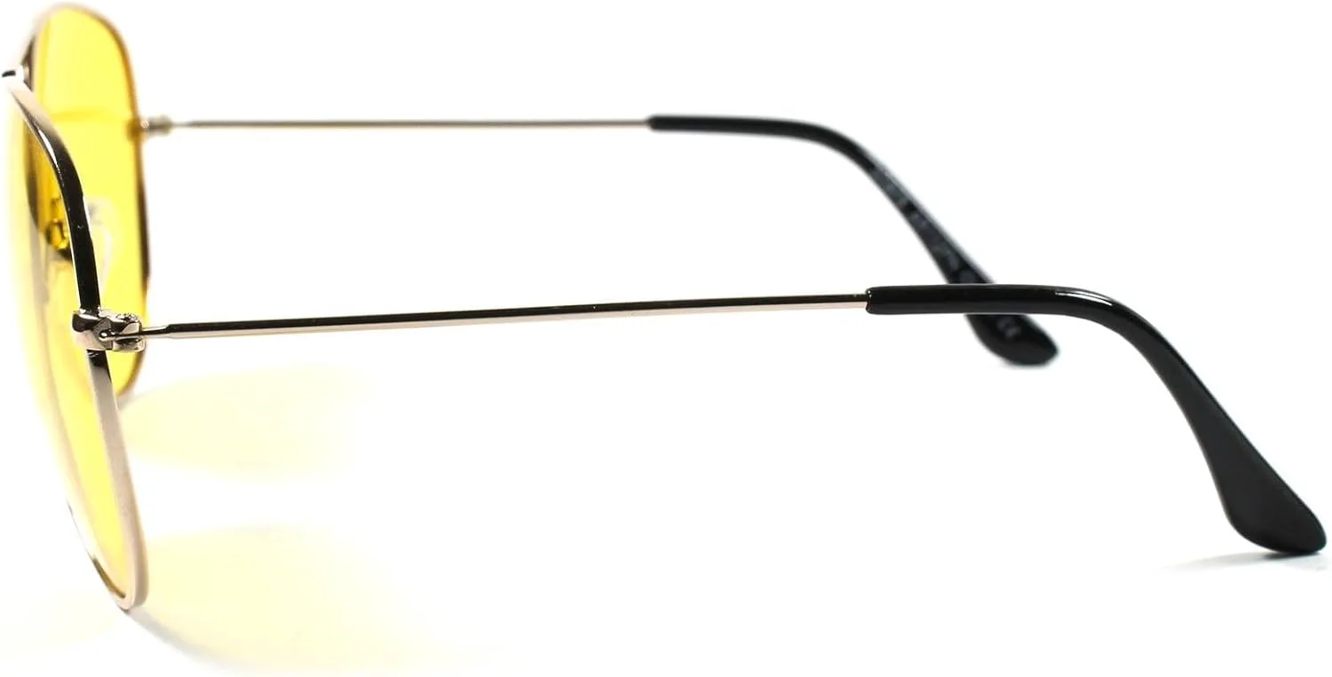 Большие солнцезащитные очки для дневного и ночного вождения с желтыми линзами, лучшие мужские и женские авиационные солнцезащитные очки D28A Generic, Gold
Большие солнцезащитные очки для дневного и ночного вождения с желтыми линзами, лучшие мужские и женские авиационные солнцезащитные очки D28A Generic, Gold