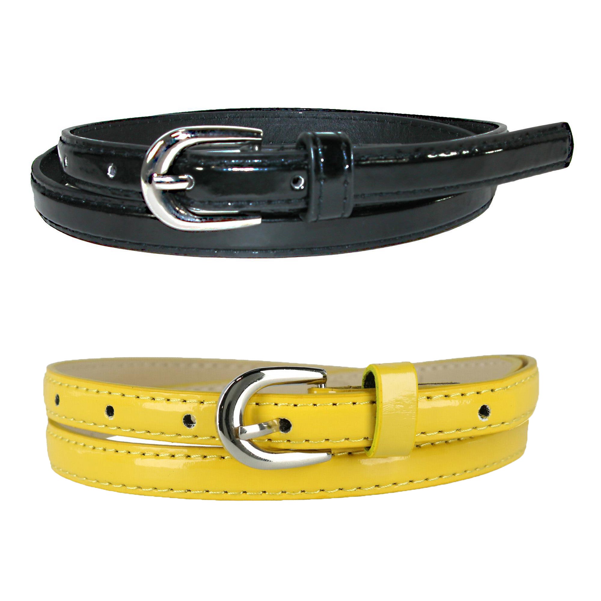 Женский узкий ремень для платья (набор из 2 цветов) CTM, черный/желтый
Женский узкий ремень для платья (набор из 2 цветов) CTM, черный/желтый
