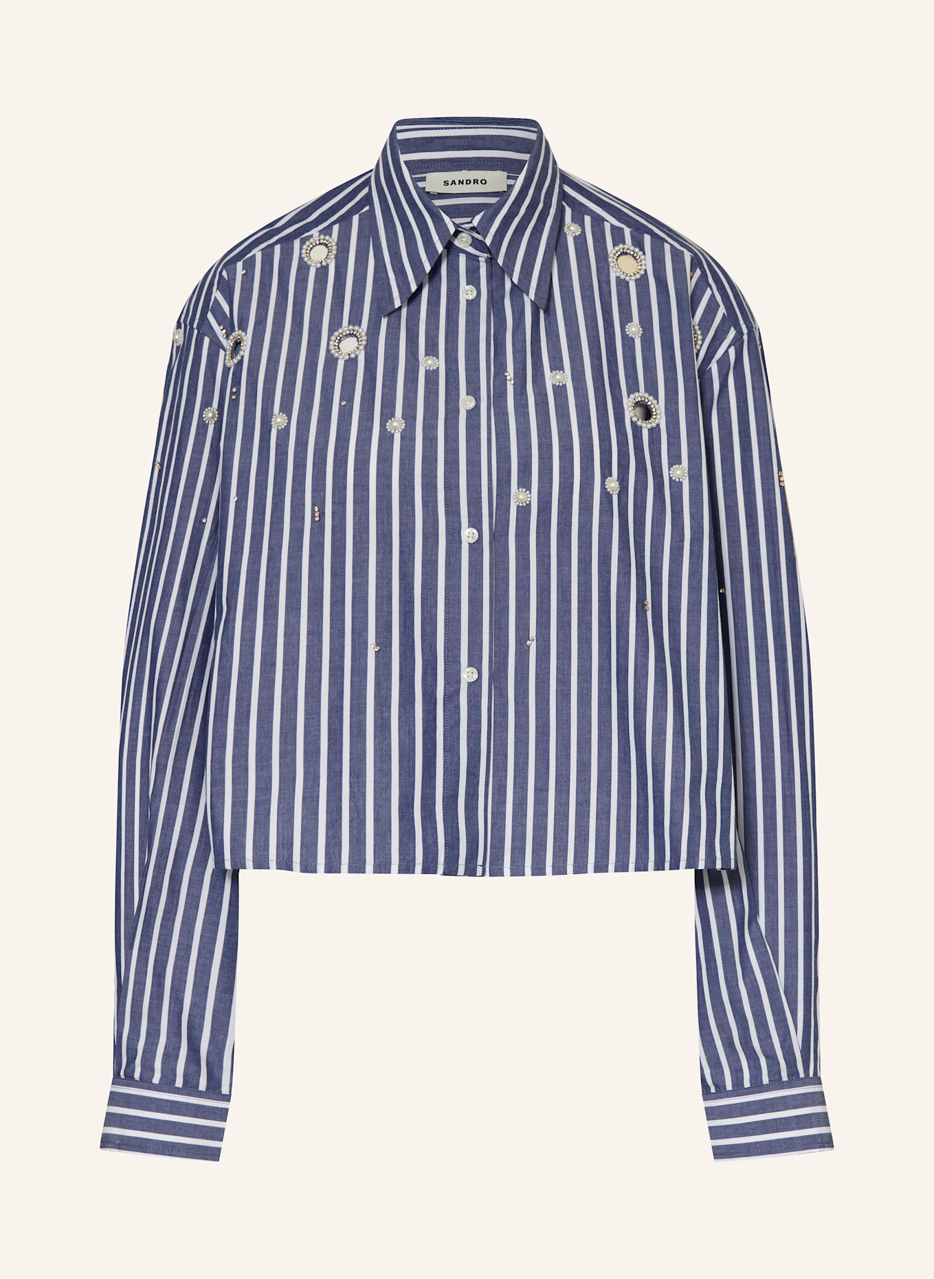 Блузка-Рубашка с драгоценными камнями Sandro, мультиколор
Блузка-Рубашка с драгоценными камнями Sandro, мультиколор