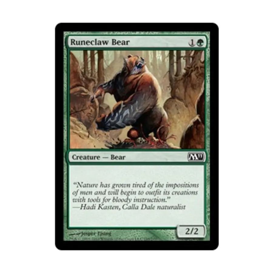 CCG Рунокоготь Медведь (С), MTG - Magic 2011
CCG Рунокоготь Медведь (С), MTG - Magic 2011