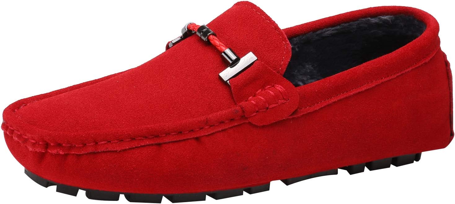 Мужские элегантные лоферы ANUFER с пряжкой, комфортные замшевые туфли для вождения, стильные мокасины, красный
Мужские элегантные лоферы ANUFER с пряжкой, комфортные замшевые туфли для вождения, стильные мокасины, красный