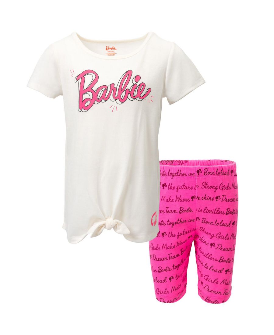 Комплект одежды для девочек: футболка и шорты Barbie, Pink / white
Комплект одежды для девочек: футболка и шорты Barbie, Pink / white