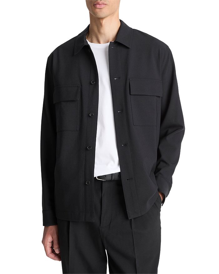 Рубашка-куртка на пуговицах Vince, черный
Рубашка-куртка на пуговицах Vince, черный