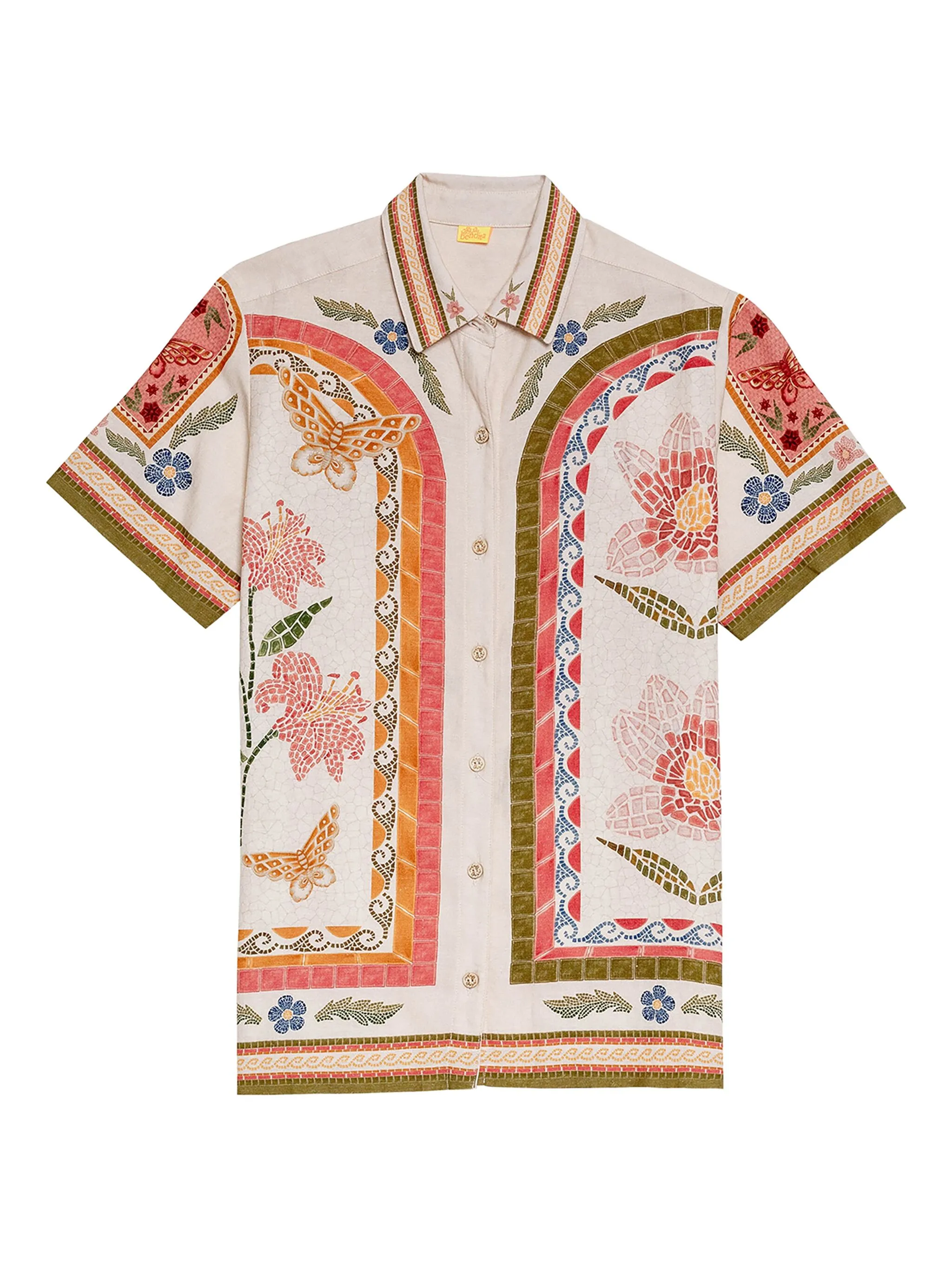 Рубашка Ali Fiore с цветочным принтом Agua Bendita, белый
Рубашка Ali Fiore с цветочным принтом Agua Bendita, белый