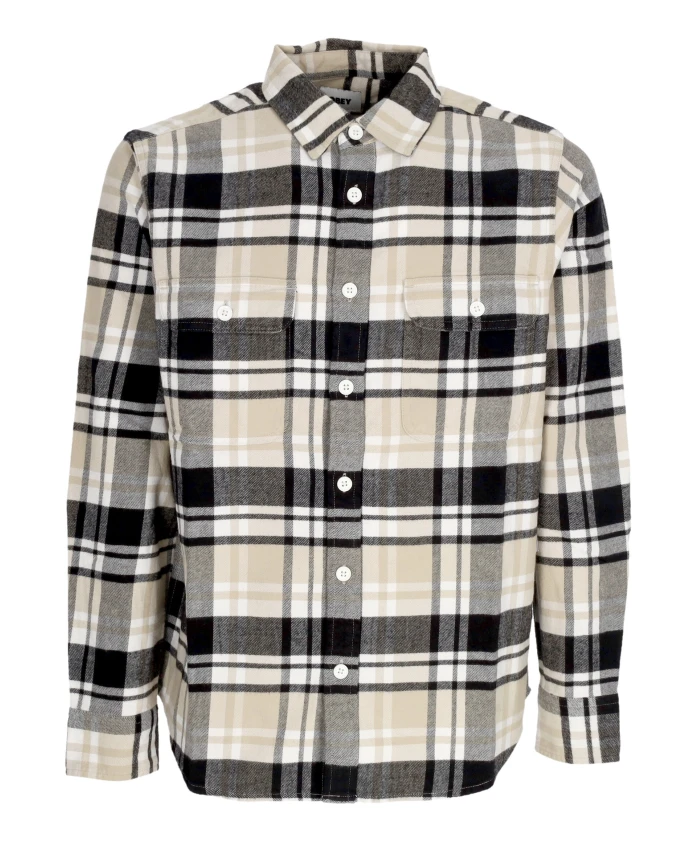 Серебристо-Серая тканая рабочая рубашка Obey, серый
Серебристо-Серая тканая рабочая рубашка Obey, серый