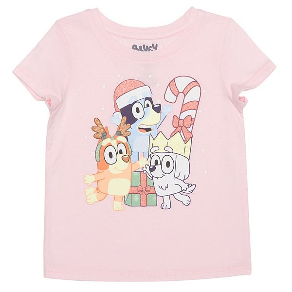 Футболка Baby & toddler girl Bluey с новогодним принтом в виде леденца Jumping Beans
Футболка Baby & toddler girl Bluey с новогодним принтом в виде леденца Jumping Beans