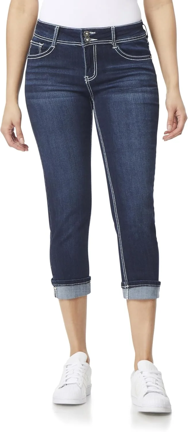 WallFlower Women's Luscious Curvy 23.5" Crop Mid-Rise Bling Insta Stretch Juniors
WallFlower Women's Luscious Curvy 23.5" Crop Mid-Rise Bling Insta Stretch Juniors