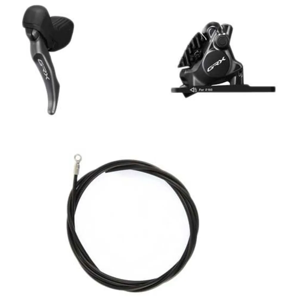 Передний тормоз Shimano GRX BL-RX820+BR-RX820, серебряный
Передний тормоз Shimano GRX BL-RX820+BR-RX820, серебряный